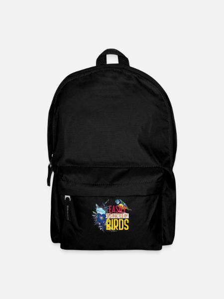 Vogel - Rucksack - Schwarz