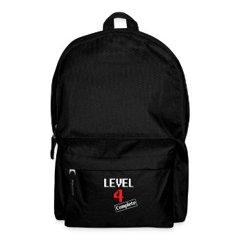 4th birthday party years shirt outfit gift - Backpack - black - Front