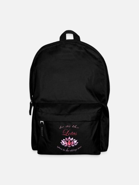 tägliche Meditation - Rucksack - Schwarz