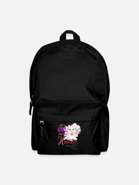 Hamster Tier Käfig - Rucksack - Schwarz
