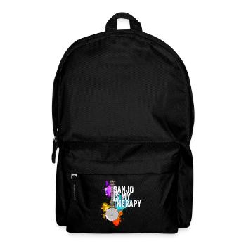 Banjo - Banjo ist meine Therapie - Rucksack - Schwarz - Vorne