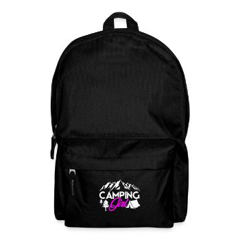 Camping Girl - Rucksack - Schwarz - Vorne