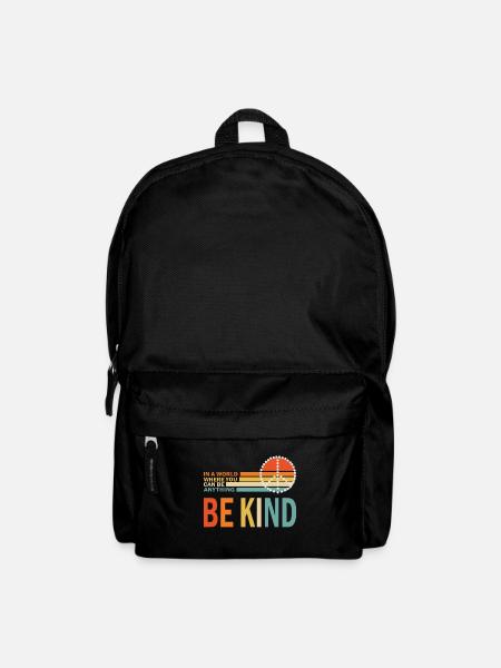 Be Kind - Rucksack - Schwarz