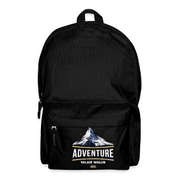 Wallis T-Shirt Wallis 1815, Matterhorn, Matterhorn - Rucksack - Schwarz - Vorne