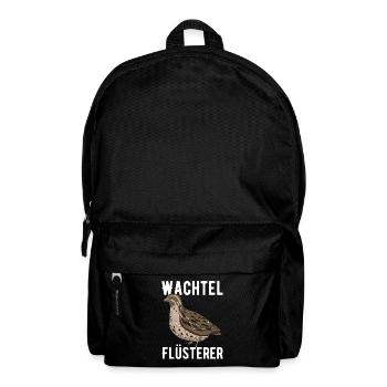 Wachtel Flüsterer - Rucksack - Schwarz - Vorne