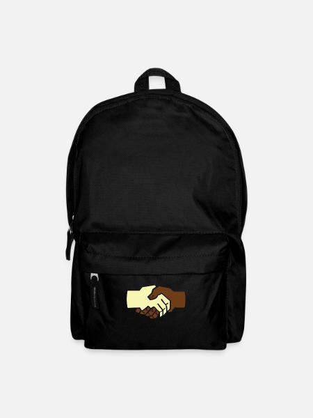 Antirassismus Gegen Rechts Meinungsfreiheit - Rucksack - Schwarz