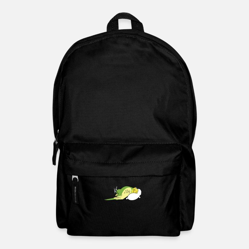Wellensittich - Rucksack - Schwarz