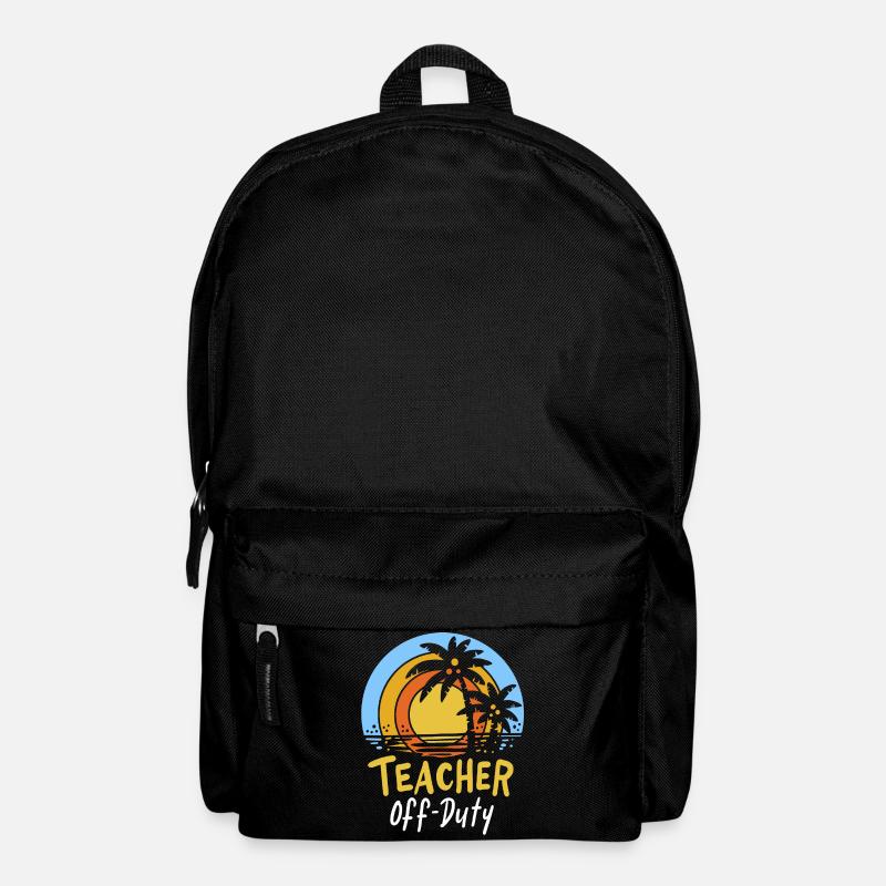 Lehrer Urlaub Ferien - Rucksack - Schwarz