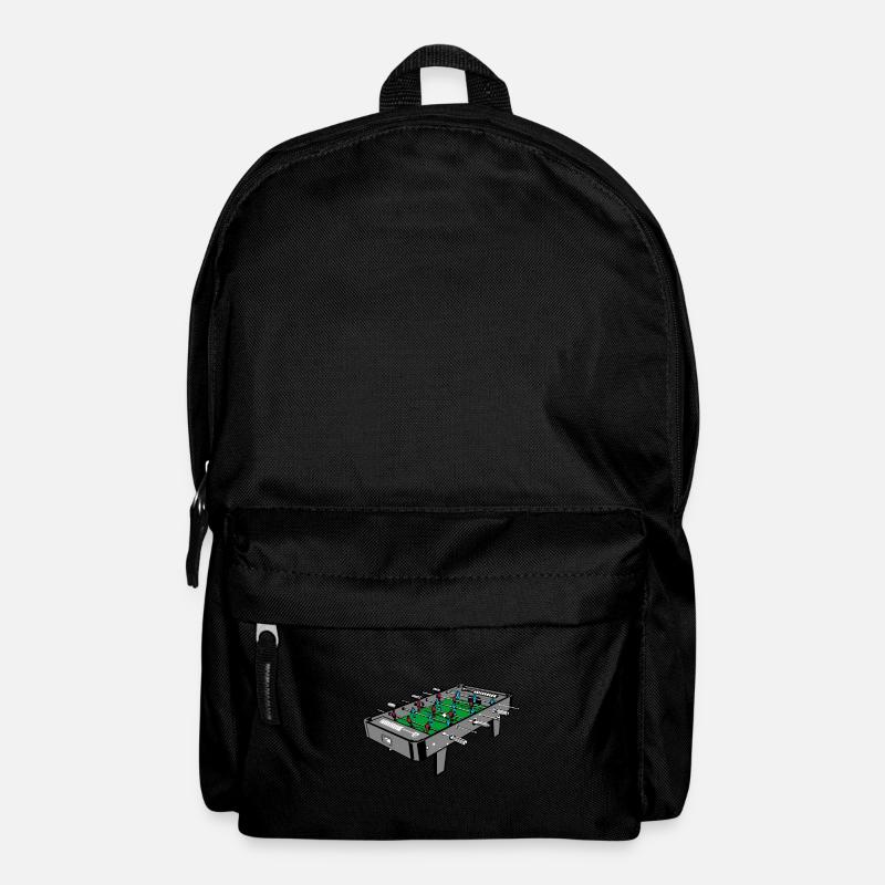 Kickertisch Tischkicker Illustration - Rucksack - Schwarz