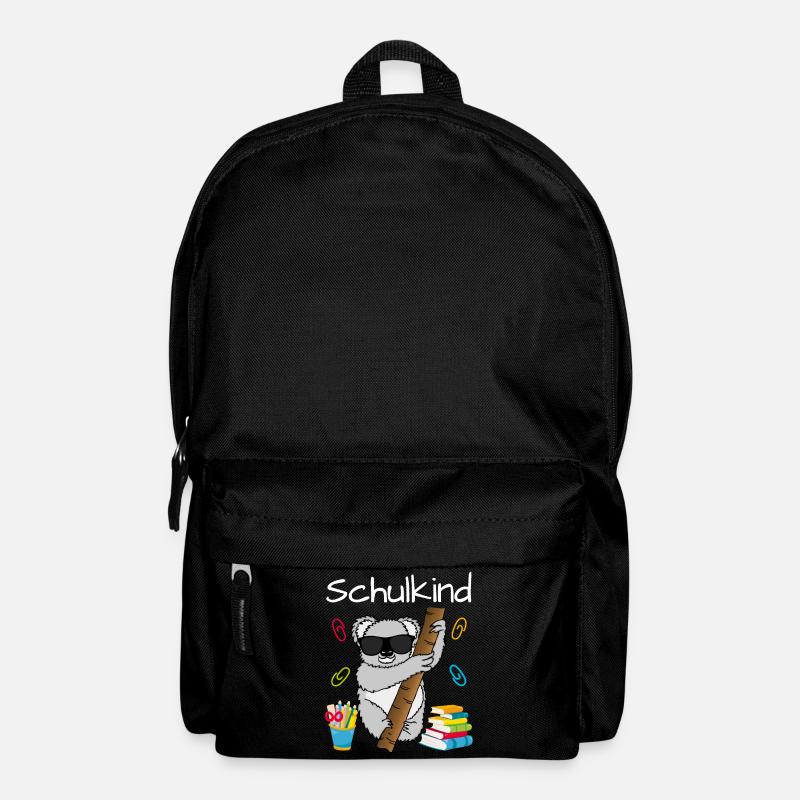 Schulkind Koala Einschulung Geschenk Koalabär - Rucksack - Schwarz