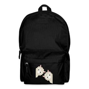 Cadeau drôle de lama alpaga - Sac à dos - noir - Devant