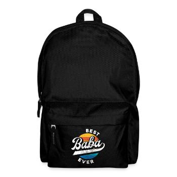 Best Baba Ever Türkischer Vater Papa Türkei Retro - Rucksack - Schwarz - Vorne