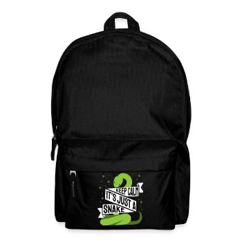 Es ist nur eine Schlange Schlangen Herpetologie Ge - Rucksack - Schwarz - Vorne