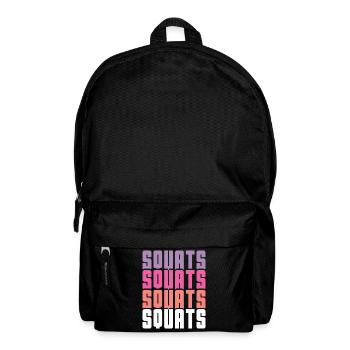 Squats - Sac à dos - noir - Devant