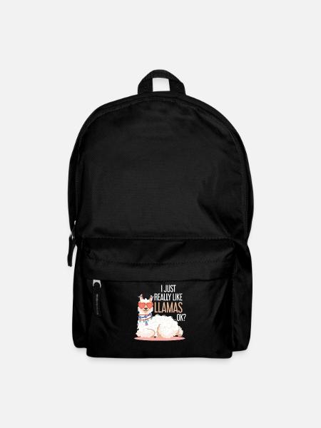 Lama - Rucksack - Schwarz
