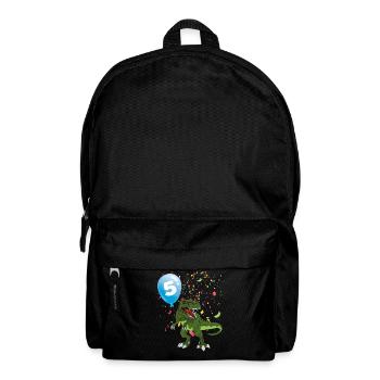 Dino Party Ballon 5 - Rucksack - Schwarz - Vorne