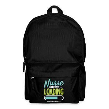 Krankenschwester Krankenhaus Sprüche Nurse - Rucksack - Schwarz - Vorne