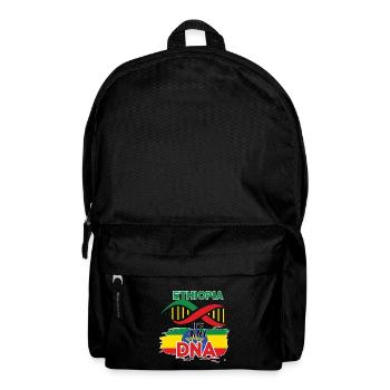 L'Ethiopie est dans mon ADN - Sac à dos - noir - Devant