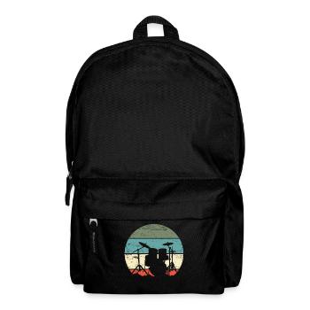 Schlagzeug Schlagzeuger - Rucksack - Schwarz - Vorne