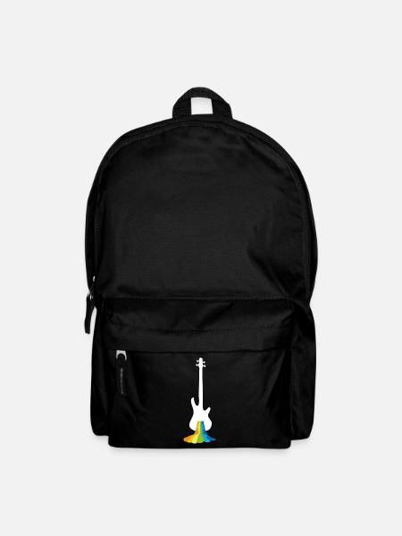 Bass Player Gift Bass Guitar Rainbow Bassist - Rucksack - Schwarz