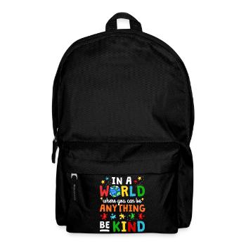 Autism awareness - Backpack - black - Front