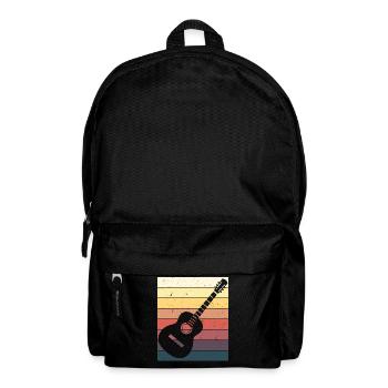 Gitarrenspieler Akustische Gitarre Geschenk - Rucksack - Schwarz - Vorne