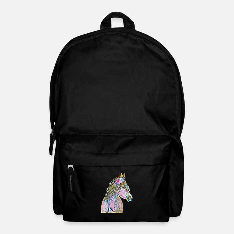 cheval - Sac à dos - noir