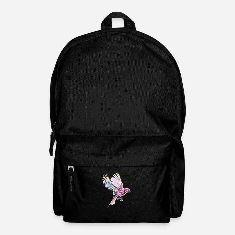 Vogel - Rucksack - Schwarz