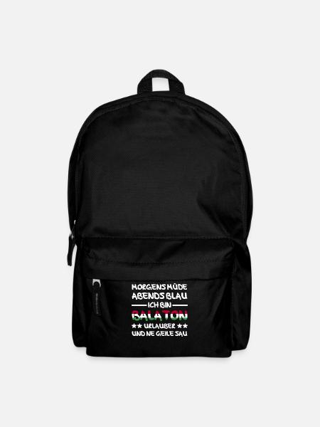 Balaton Plattensee Ungarn Urlaub - Rucksack - Schwarz
