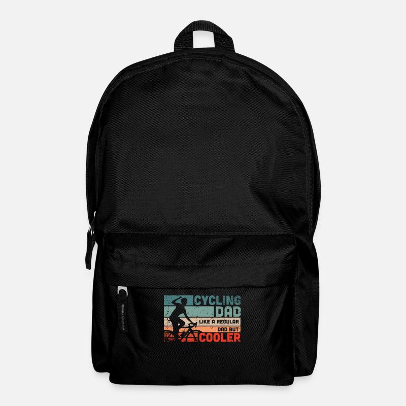 Cycling Dad | cooles Papa Radfahrer Fahrradfahrer - Rucksack - Schwarz