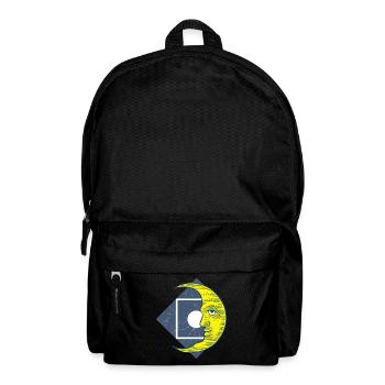 Moon face geometry - moon - Backpack - black - Front