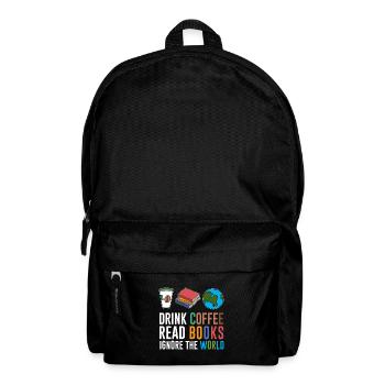 livre - Sac à dos - noir - Devant