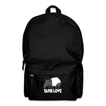 Tapir Love wallpapers favorite animal - Backpack - black - Front