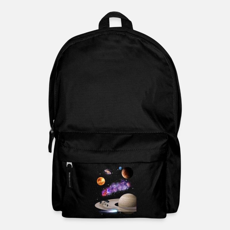 Weltraum - Rucksack - Schwarz