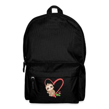 Sloth love zoo - Backpack - black - Front