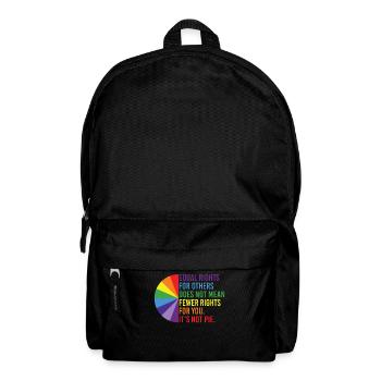 Equal Rights For Others Does Not Mean Fewer Rights - Backpack - black - Front