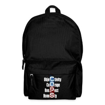 Support Cops Polizei Polizist Unterstützer - Rucksack - Schwarz - Vorne