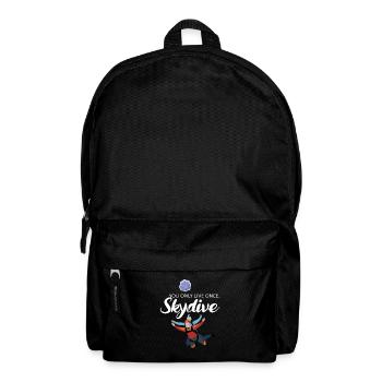 Parachutisme - Sac à dos - noir - Devant