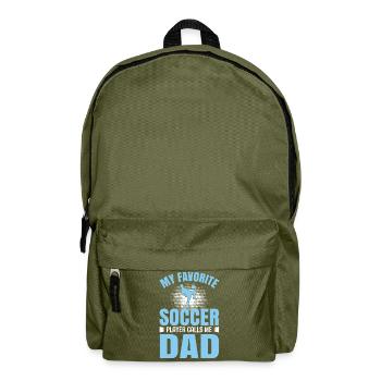 Fußball Papa - Backpack - olive green - Front