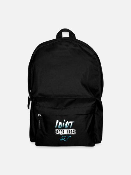 Idiot Aber Ihrer Valentinstag Partnerlook - Rucksack - Schwarz