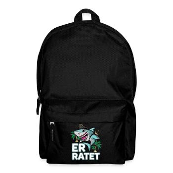 Hai Junggesellenabschied Heirat Hochzeit Bräutigam - Rucksack - Schwarz - Vorne