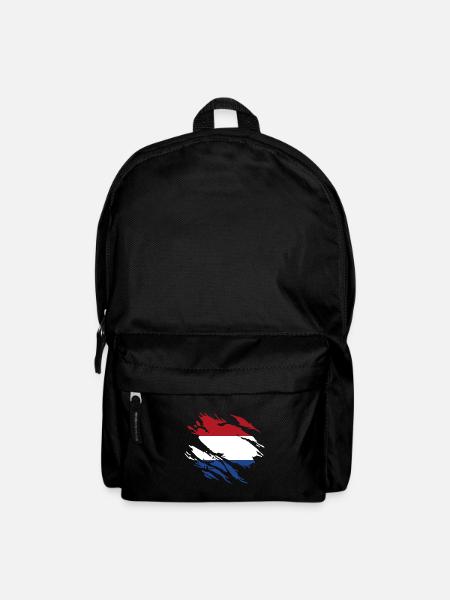 Niederlande Flagge - Rucksack - Schwarz