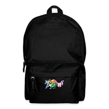 Waschbär Niedliches Tier - Rucksack - Schwarz - Vorne