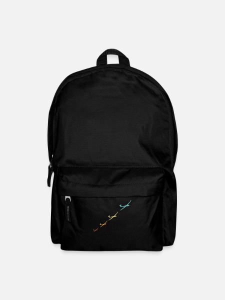 segelflug vintage tshirt geschenk - Rucksack - Schwarz
