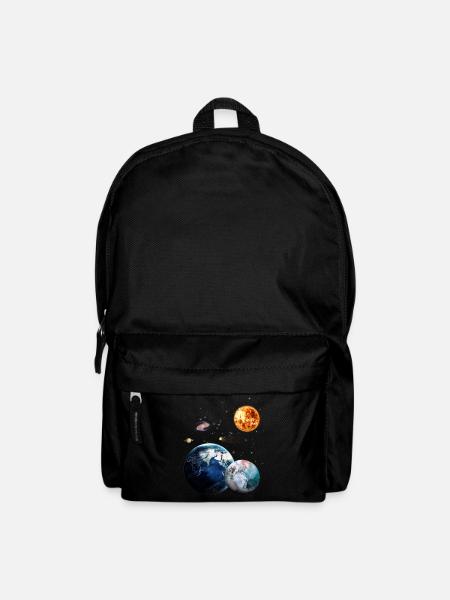 Weltraum - Rucksack - Schwarz