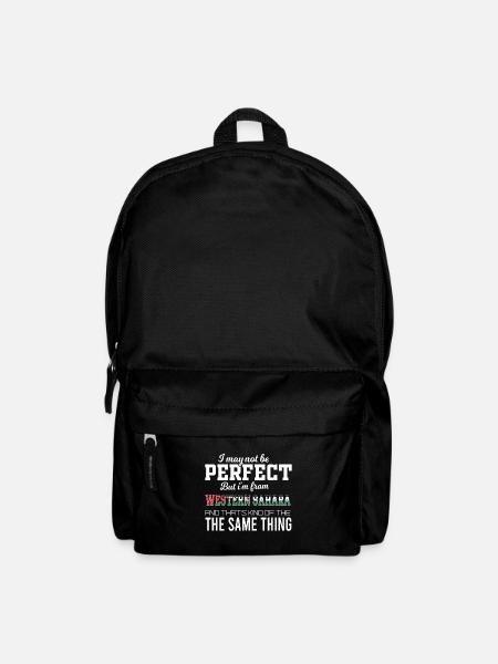 Ich bin fast perfekt, ich bin aus westliche Sahara - Rucksack - Schwarz