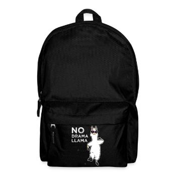 No Drama Llama Alpaca Llama Jogging Gift - Backpack - black - Front