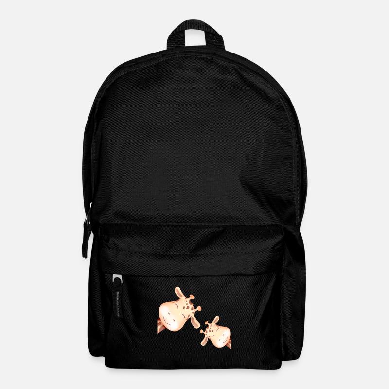 Giraffen - Rucksack - Schwarz