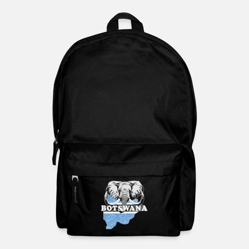 Botswana Afrika Flagge Fahne - Rucksack - Schwarz