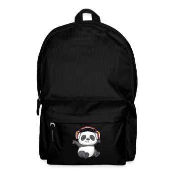 DJ Panda Casques Panda Ours Ours - Sac à dos - noir - Devant
